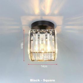 Home Decor Led Lights Crystal Ceiling Lamps Plafonnier Luminaria De Teto Para Sala Round Square Chandelier for Living Room Porch