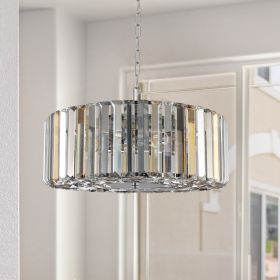 Modern Crystal Chandelier for Living-Room Round Crystal Lamp Luxury