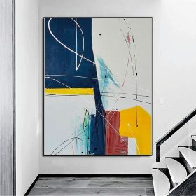 Handmade Picture Wall Art Paintings Handpainted Oil Painting On Canvas Large Handmade Wall Art Modern Home Decoration No Framed (size: 70x140cm)